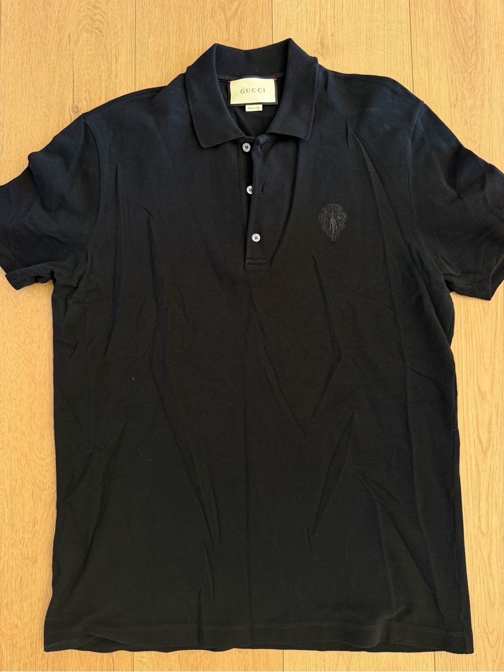 Gucci Web Crest Detail Polo Shirt